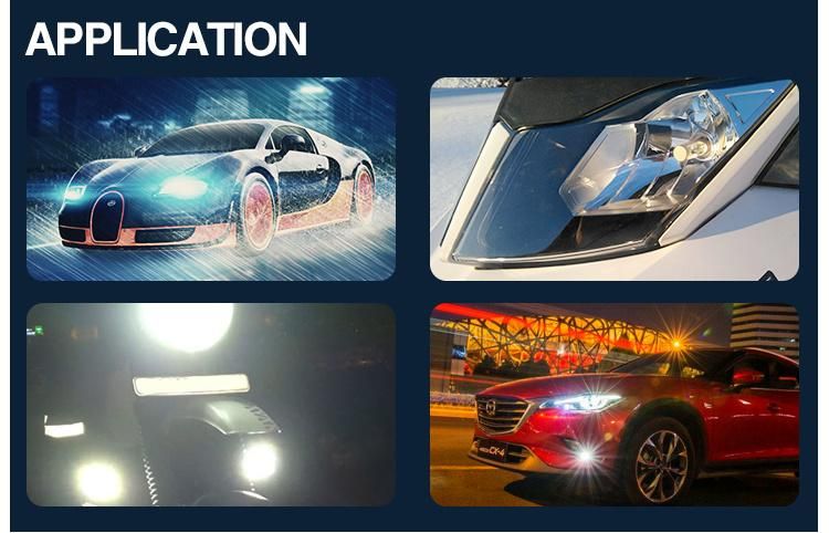 Auto Parts LED Headlight Bulb 6500K Cool White Light H13 9008 Mini Car LED Headlights 58W LED Bulbs