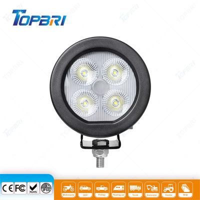 Round 40watts 12V Headlight LED Work Lights for Agriculture Tractor Truck Trailer Motorcycle