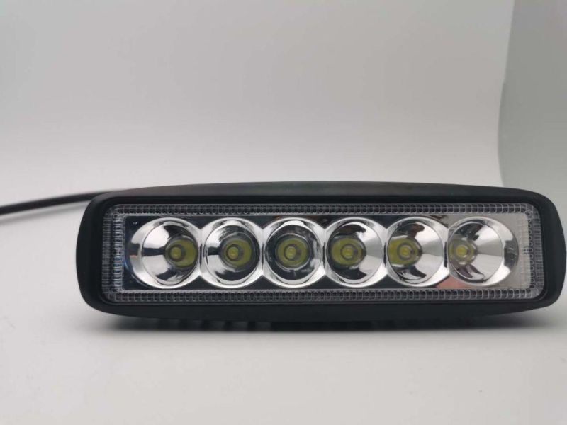 6 Inch LED Light Bar Offroad Spot 18W Bar LED Working Lights Beams Car Accessories for Truck ATV 4X4 SUV