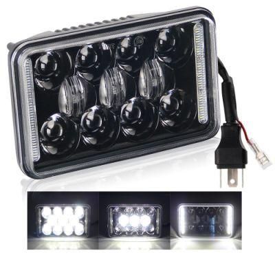 LED Car Light 4X6 Inch Car Head Light Sealed Beam Truck Square LED Headlight with DRL