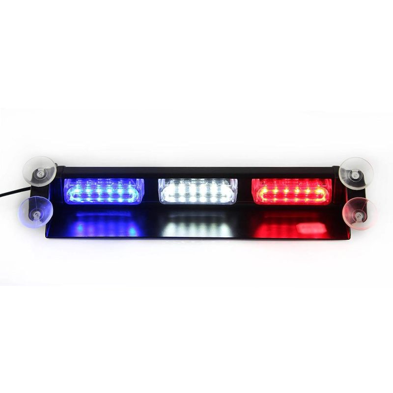 Sucker Mount Deck Dash Police Lights (TBF-3868L-3B-R/W/R)