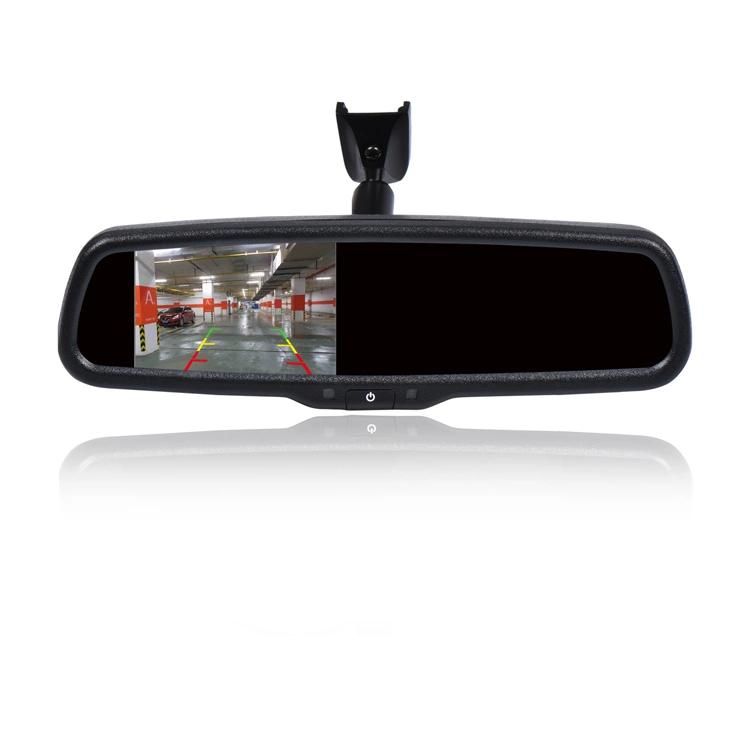 4.3" TFT LCD Rear View Mirror Car Monitor Video Input with a Special Mounting Bracket
