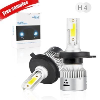 Auto LED Super Brigh 45W 9000lm H1 H4 H7 H11 9005 LED Headlight Bulb Customize Box and Logo LED Headlamp Cheap Car LED Headlight