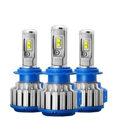 Auto Car Light Bulbs Turbo T1 LED H4 H7 H11 LED Light Headlight