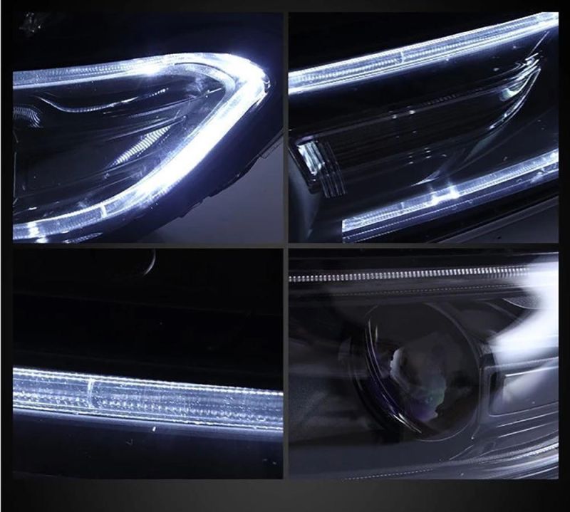 Headlight for Charger LED Headlight 2015-up with LED DRL & Flashing Turn Signal Xenon Project
