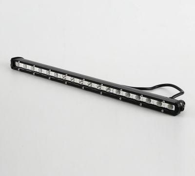 Single Row 54W Long Auto Slim LED Light Bar 12V24V Offroad Driving Car LED Light Bar