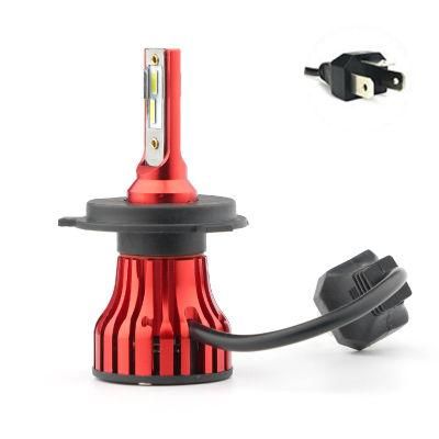 V23 LED Headlights H7 6500lm 3570chip Car LED Bulb Auto LED Lighting System ED Headlight Fanless