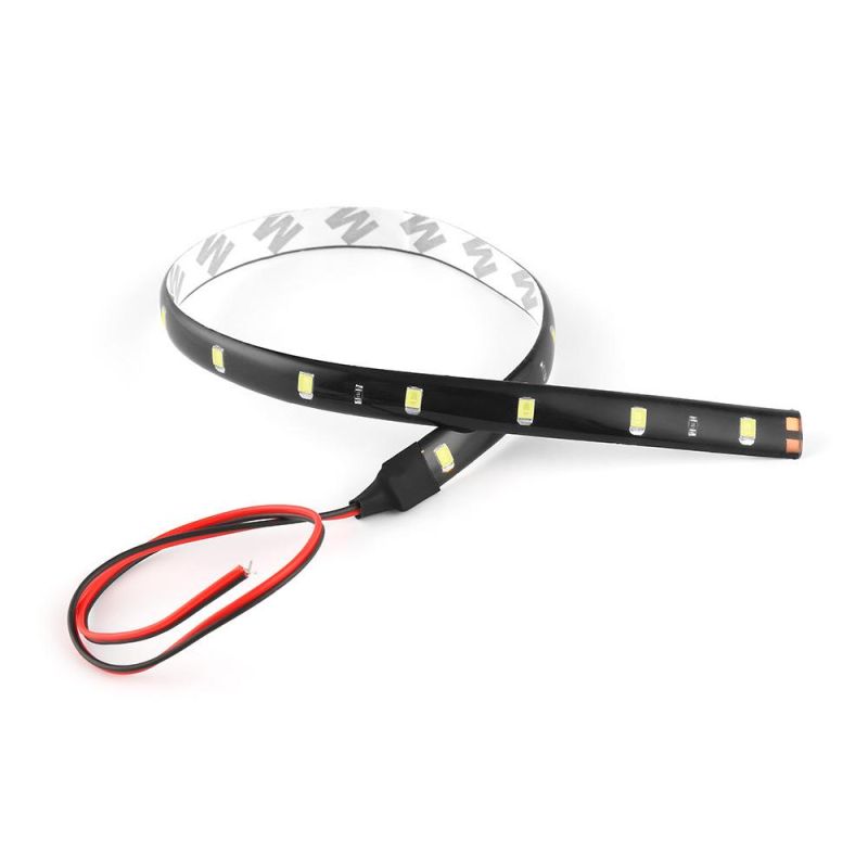 Waterproof Car Auto Decorative Flexible LED Light Strip 12V 30cm 15SMD Car LED Daytime Running Light Car LED Strip Light DRL