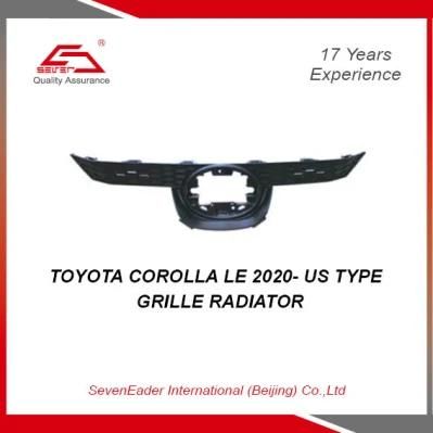 High Quality Auto Car Grille Radiator for Toyota Corolla Le 2020- Us Type