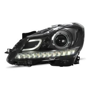 Plug and Play Manufacturer Full LED Headlight Headlamp for Mercedes Benz C Class W204 2011 2012 2013 2014 Head Light Head Lamp