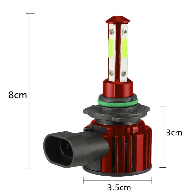 Powerful Super Bright LED Bulb LED Headlight 9006 Hb4 Auto Lamp Car Automobiles LED Head Lamp 12V 24V 8000K Blue Light