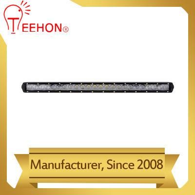 Brightest 120W 4D Lens LED Slim Driving Light Bar Lighting