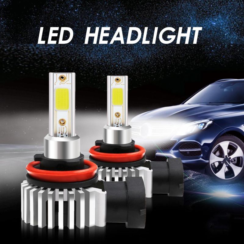 Popular Product Car Headlights H4/Hb2/9003 H7 Car LED Headlight Bulbs D9 12V 6000K 66000lm 30W COB Auto Headlight Lamp LED Head Light for Car