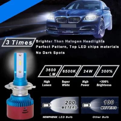 4800lm New Released Car Accessories Mi8 6500K LED Headlight