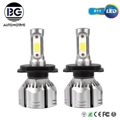 High Lumen 12000lm Car Headlamp R11 Auto Head Light 9005 9006 H11 H7 H4 Bulb Car LED Headlight