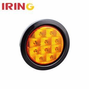 Waterproof 4&quot; LED Round Truck Indicator Tail Auto Light with DOT Approval