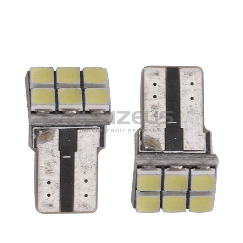 5630 Car Wedge DC 12V Canbus Bulbs Decoder External Lights License Plate 6SMD T10 Car LED for Universal Auto