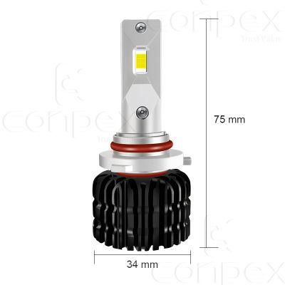 Car Accessoriesled Headlight M6 PRO 9005 9006 H1 H3 LED Headlight 30W