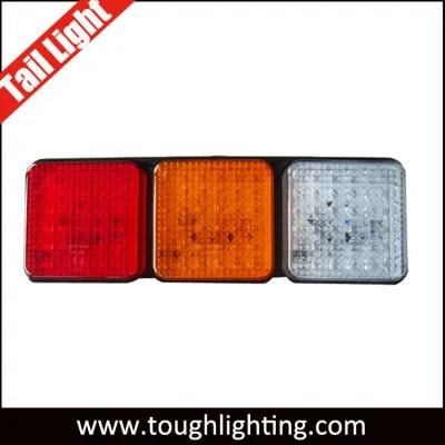 LED 3 Pod Truck Stop Turn Tail Reverse Combination Light