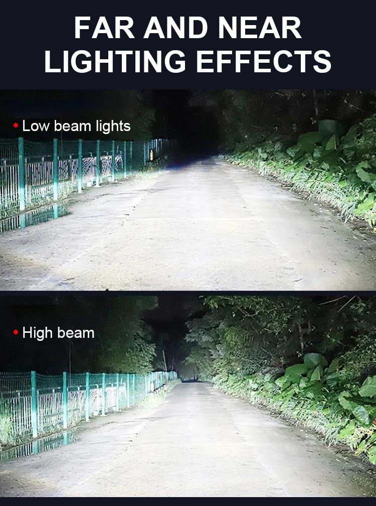 2 Pieces LED Gt3 Headlight 30W 12000lm IP68 9-32V 6000K H4 H11 9005 H7 Car LED Headlight Bulbs Auto Headlamps Car Headlights