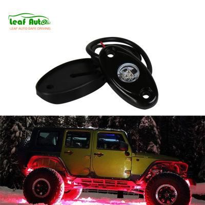 LED Rock Lights Kit Car Atmosphere Lamp for Jeep ATV SUV Car Truck Boat Offroad Rock Light