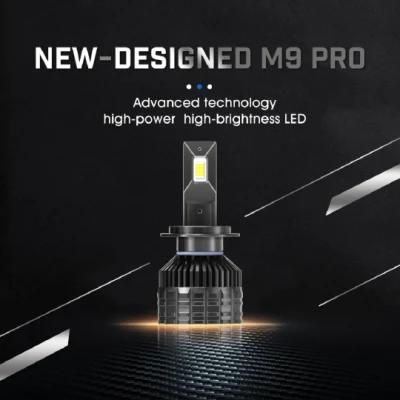 High Quality M9PRO 12000lm 6000K Super Bright Car LED Headlight