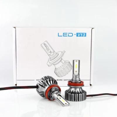 V13 Newest Brightest LED 40W LED Lights, Csp1919 H11 LED Bulb 6500K LED Headlamp