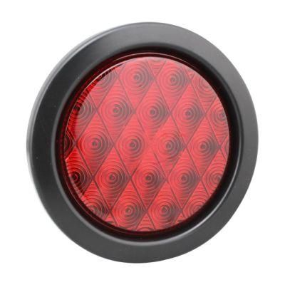 Factory Price 4 Inch Rear Tail Light 24V 15PCS Round Turn LED Trailer Tail Light