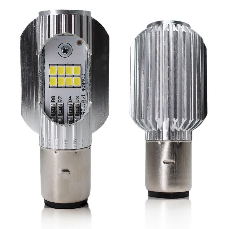 Lightechauto H6 12V LED Work Lights with Motorcycle LED Headlights Scooter Lamp