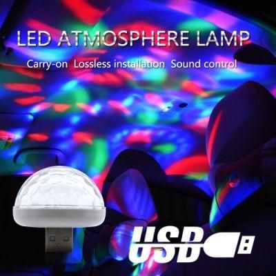 Mini LED USB Car Home Party Disco Ball Light