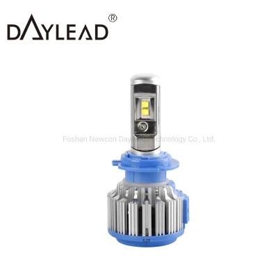 Super Bright PRO-Turbos Cooling CREE Chip LED Headlight High Power 70W 6000K 6300lumen Motorcycle Headlamp