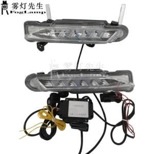 Car Daytime Running Lights Car Front Bumper Fog Lights Daytime Running Lights Auto Parts for Toyota Vios 2020-2021