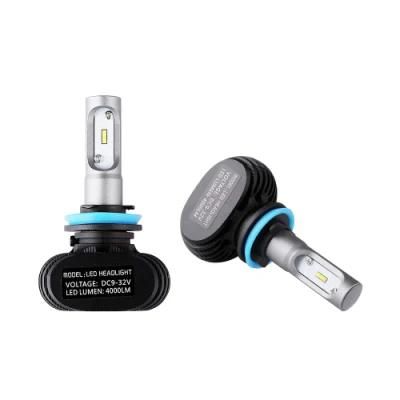 Super Brillante Auto S1 De H1 H8 H9 H10 H11 H4 LED H7 Bulbo Coche Faro Alta Baja Y Haz 50W 8000lm 12V 24V Kit De Luz Antiniebla