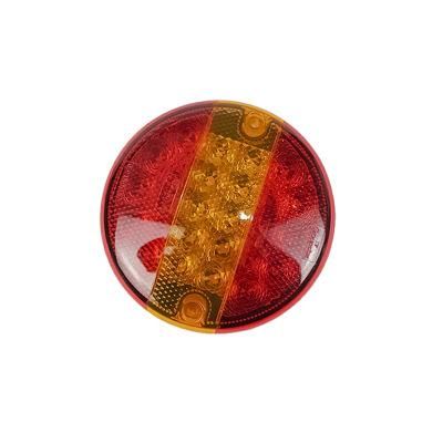 10-30V Round Truck Trailer Hamburger LED Combination Tail Lights Stop Turn Rear Lamp Auto Lamp