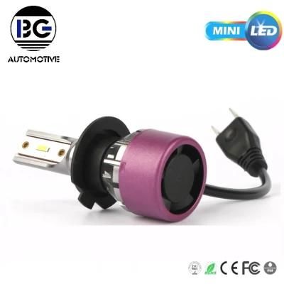 H7 Mini Size 6000K 8000lm Auto LED Lights