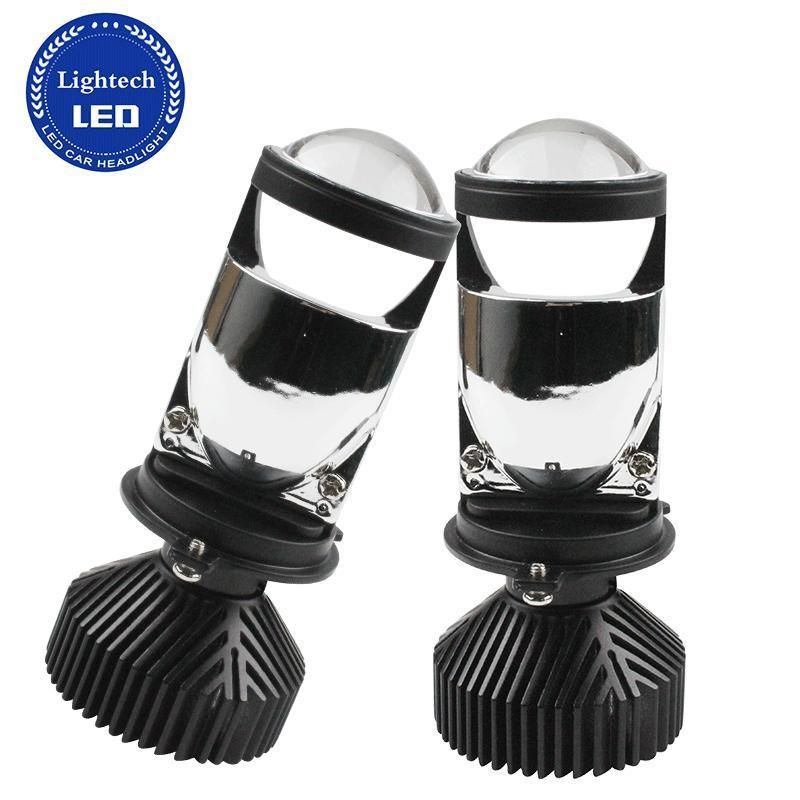 Best High Quality P4 H4 Headlight Projector Lens Super Bright Canbus Projector H4 Mini LED Lens for Auto Headlight