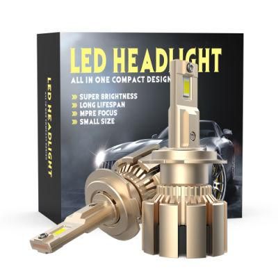 Super Bright V15 Headlight 72W 14000lm 6000K High Beam Low Beam Lights 9005 9006 H4 H7 H11 9-32V Waterproof 360 Degree Car Auto Headlamp