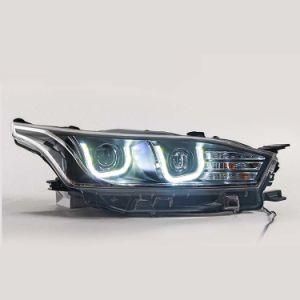 Car LED Lamps Car Accessories Auto Parts Car Lamps Auto Light Bixenon Projector Lens LED Headlight for Toyota 2013 Yaris