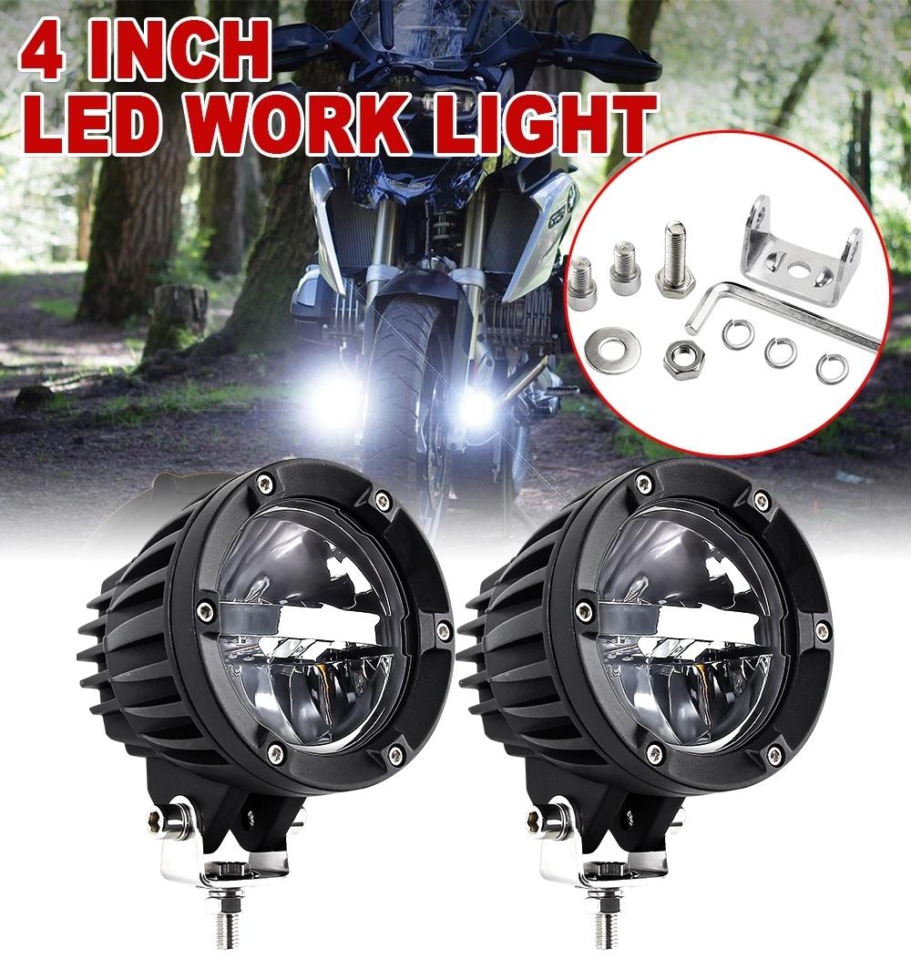 Wholesale Bright Tractor 4X4 Round Lamp Agriculture 24 Volt 50W 4 Inch 12V Car Vehicle LED Working Light