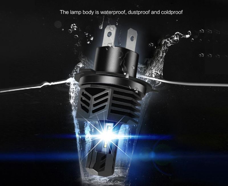 360 Degree Adjustable Socket Mini H4 All in One Car LED Headlight Bulb