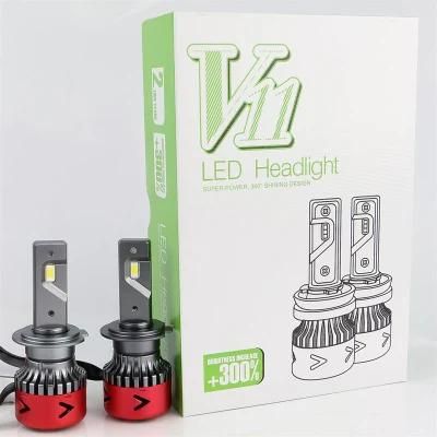 Auto Lighting System Kits 4500lumen 6000K 9005 9006 Hb3 H7 Car H4 LED Auto Lamp Bulb H11 Motorcycle Headlight