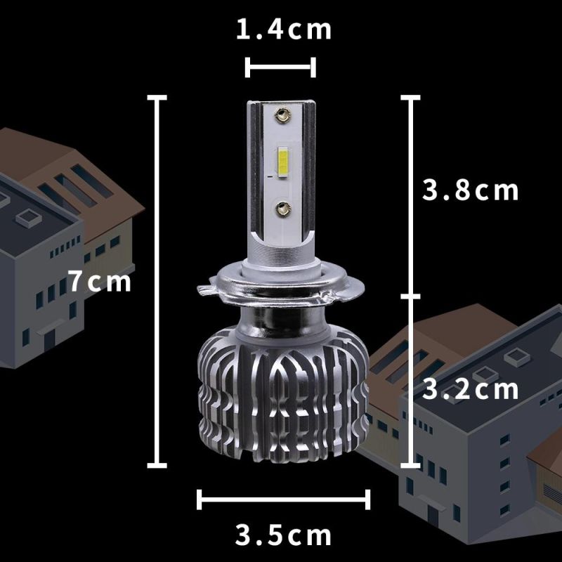 Wholesale LED Headlights 4000lumen Auto Bulb 25W Csp LED Auto Lamp