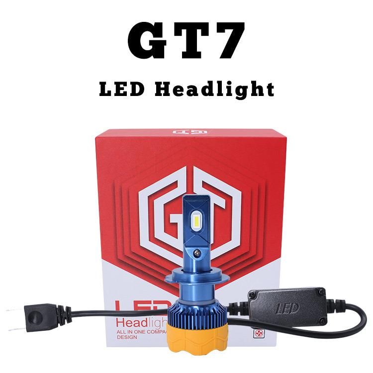 All in One G7 H7 Car LED Headlight 8000lm Auto Bulbs LED Headlight Kits for 6000K LED Headlamp Front Light C6 S2 X3