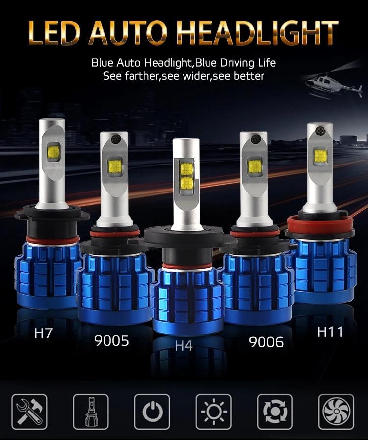 Auto Lighting System H4 LED 8000lm Car Headlight Bulbs H11 H7 H4 LED Headlight
