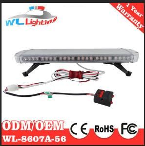 56W Amber White LED Warning Light Mini Lightbar