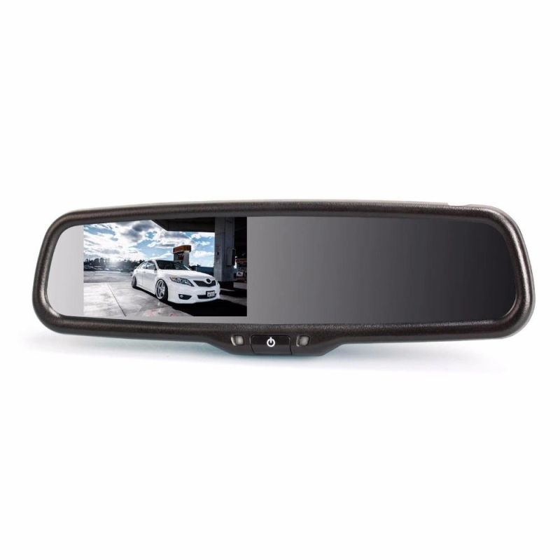 4.3" LCD Auto Adjusting Brightness Car Rearview Back up Mirror Monitor for Most Car Model