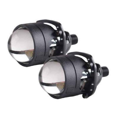 Sanvi S8 12V 40W 5500K H4 H7 9005 2.5 Inch Car Bi LED Projector Lens Headlight Auto LED Auto Bi-LED Lens Headlamp Universal Factory Supplier