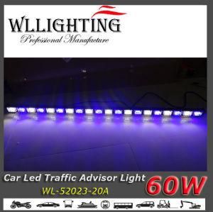 Blue/White LED Arrow Warning Bar Lights for Ambulnce