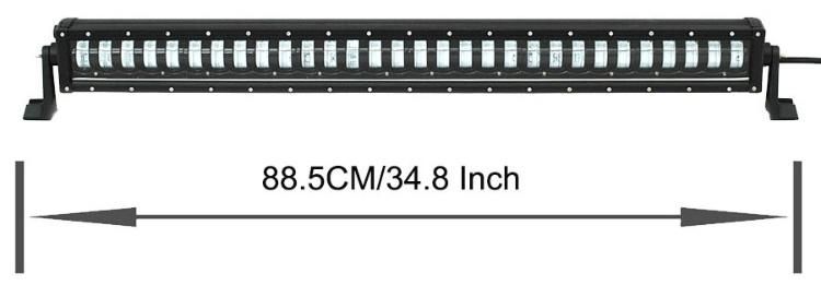 48W 96W 160W 240W 320W 400W Single Row LED Light Bar for Jeep 4X4 Car 12V 24V Offroad Driving Bar Light