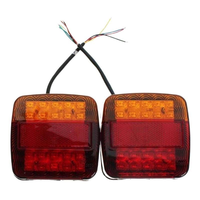 26LED Square Combination Trailer Tail Lights